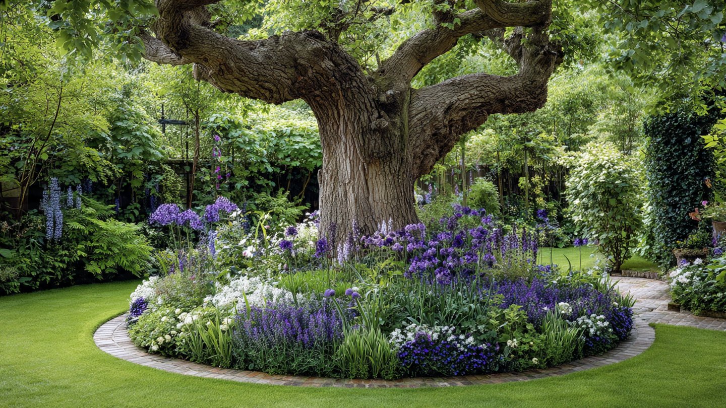 20 Unique Around Tree Flower Bed Ideas to Upgrade Your Garden Design with Style and Creativity