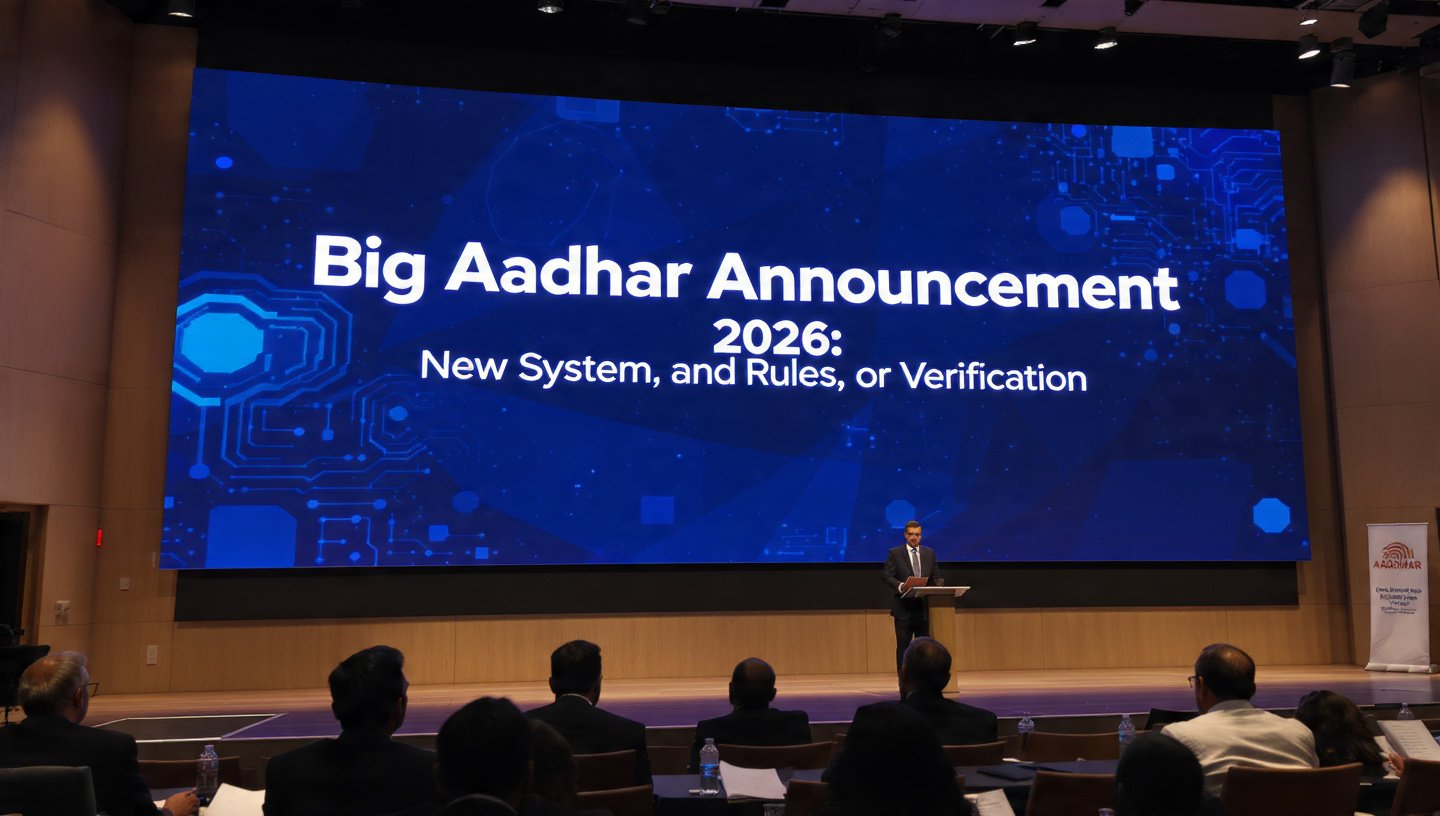 Big Aadhaar Announcement 2026: New System, New Rules, New Verification