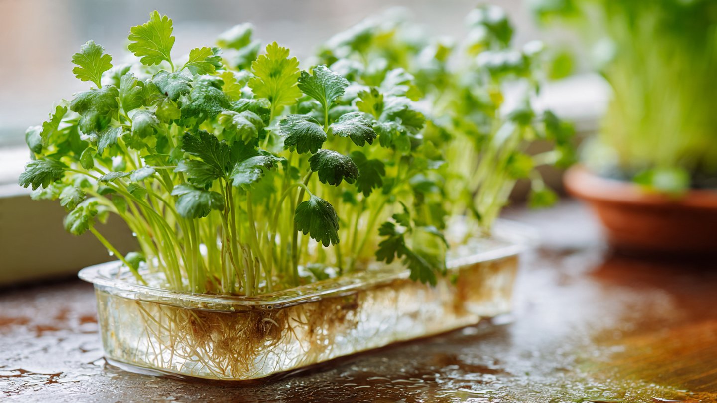 Discover the Secrets to Growing Coriander Microgreens in Water Without the Need for Soil