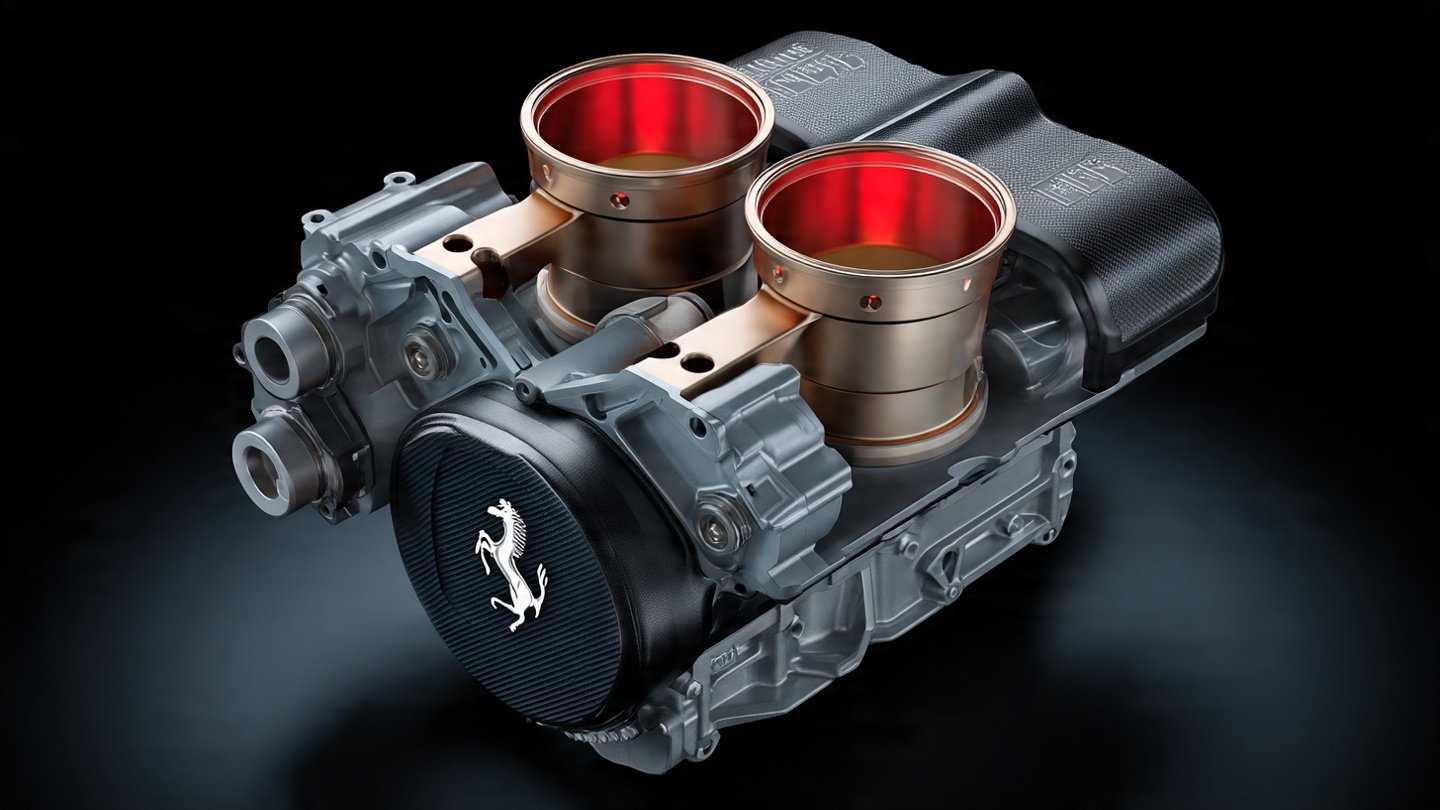 Ferrari unveils an unexpected oblong piston design that engineers say could transform engine performance