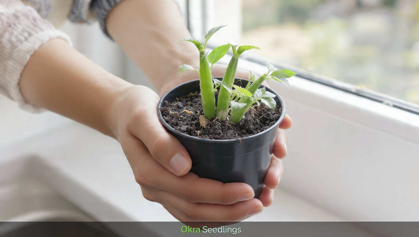 [FOCUS KEYWORD]: 99% of People Without a Garden Have Never Tried This Okra Growing Trick