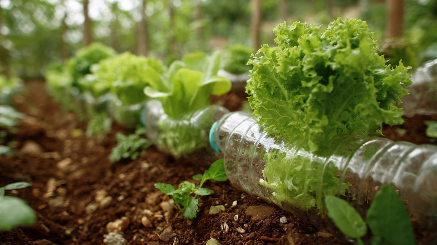 Grow a Dream Vegetable Garden Using Just Plastic Bottles for Delicious, High Yields