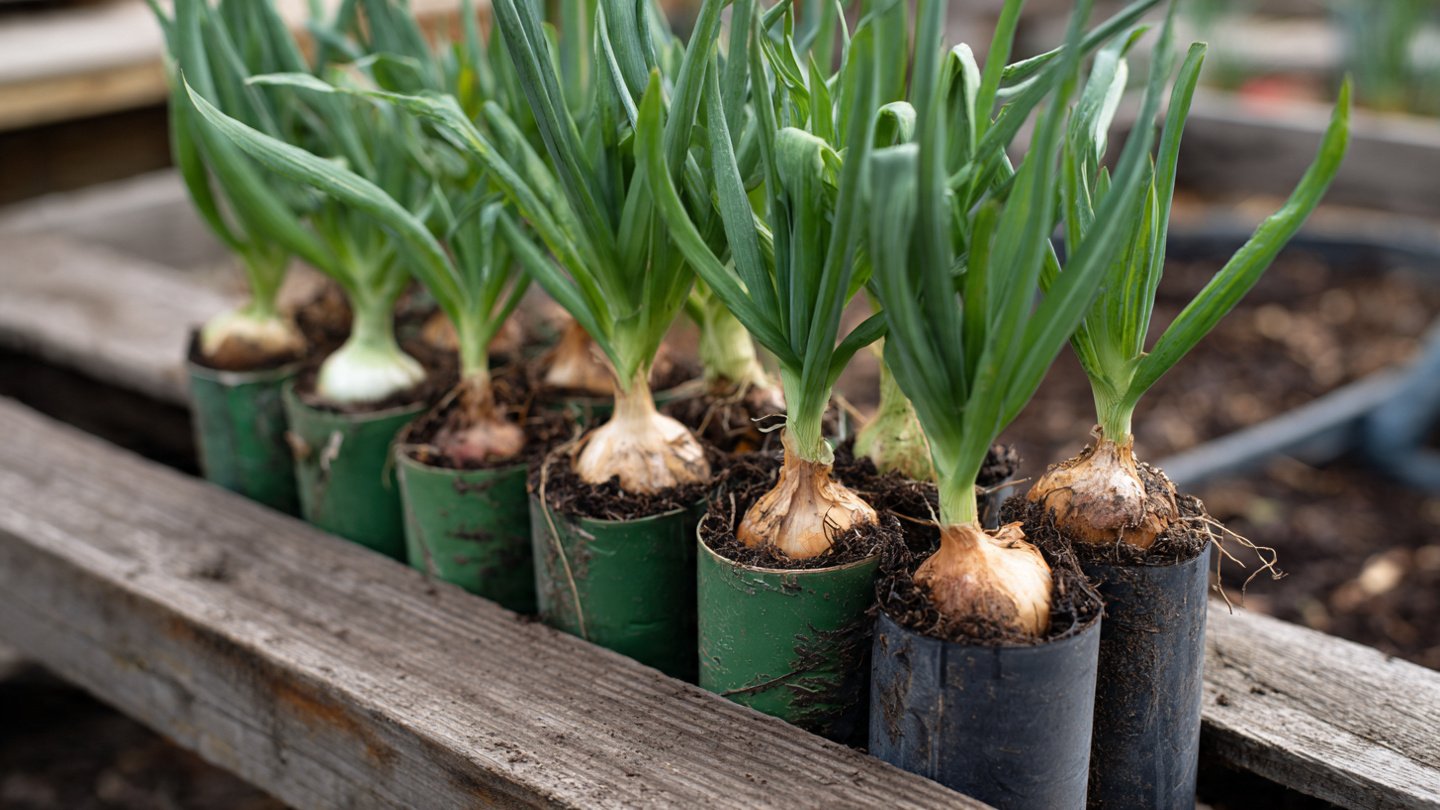 Grow Shallots from Seed to Harvest in PVC Pipes: A Complete Guide for Space-Saving Gardening