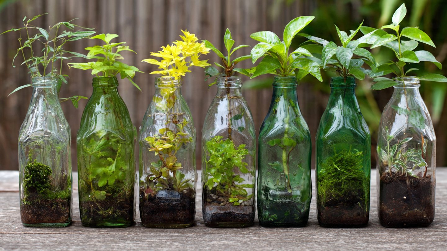 Growing Plants in Bottles: DIY Bottle Gardening Ideas
