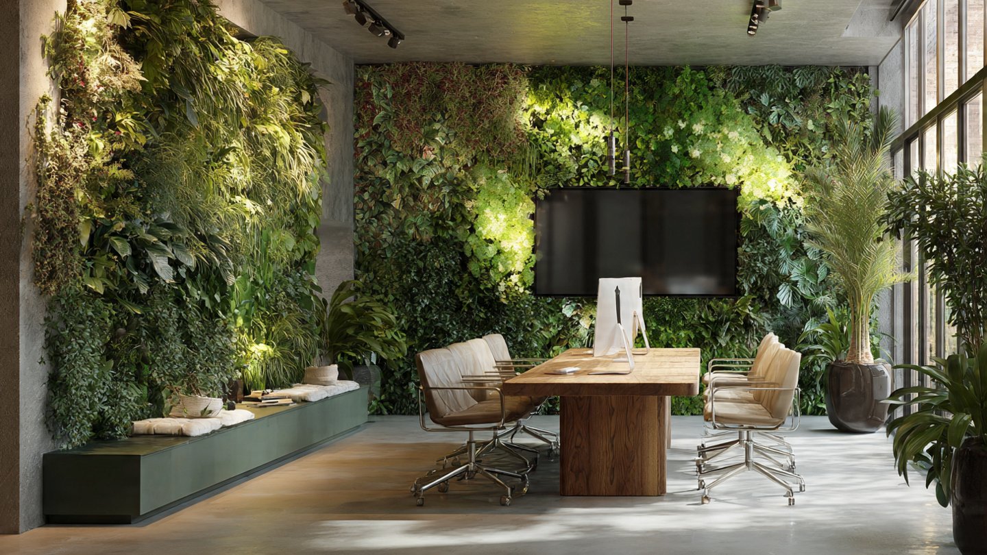 How Can a Green Wall Transform Your Home Office Acoustics for Better Zoom Calls?