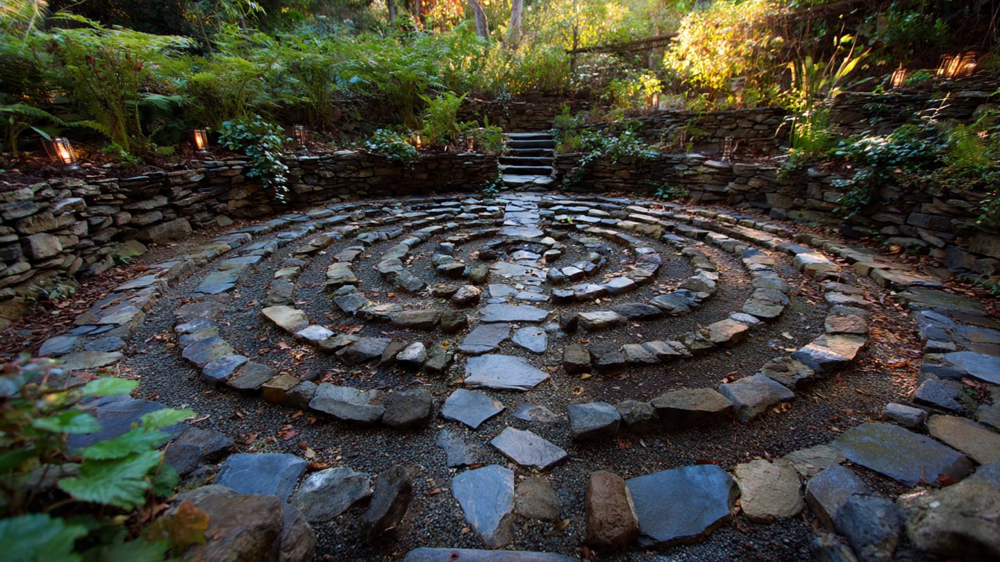 How Can You Build a Meditation Labyrinth in Your Small Backyard?