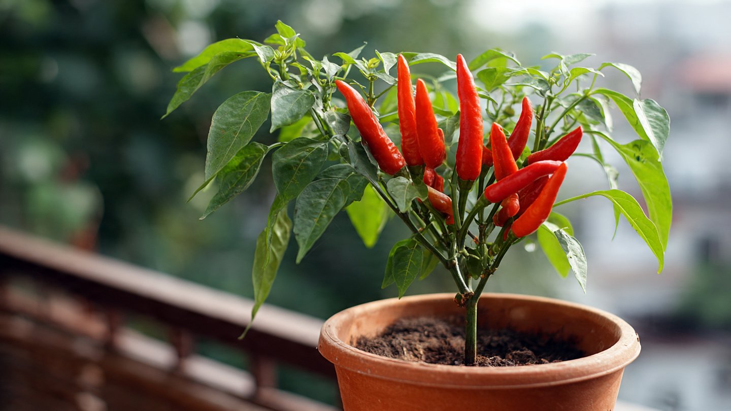 How Can You Successfully Grow Thai Chilies in a Small Balcony Pot?