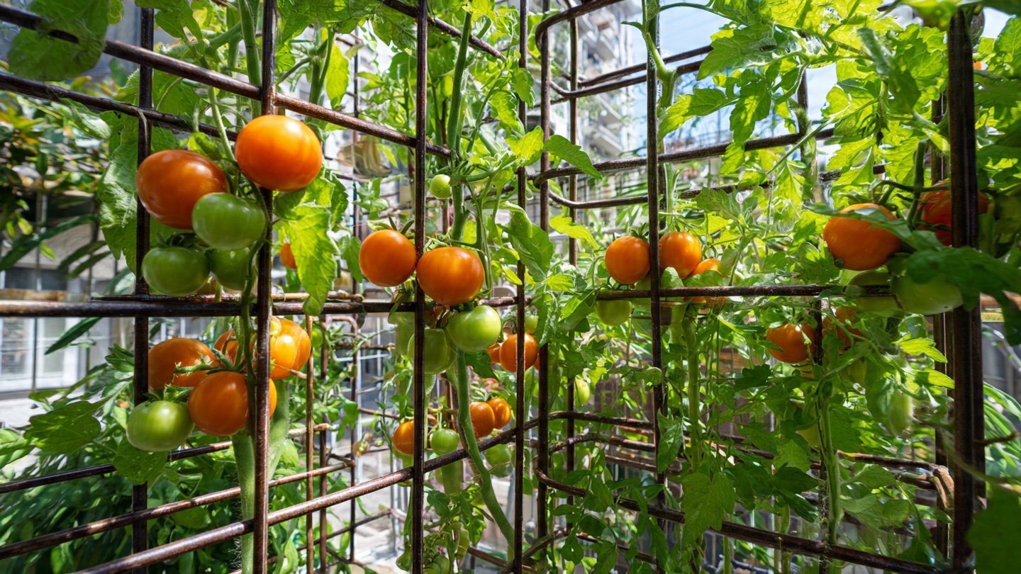 How Can You Transform a Cage into a Thriving Vertical Tomato Garden?