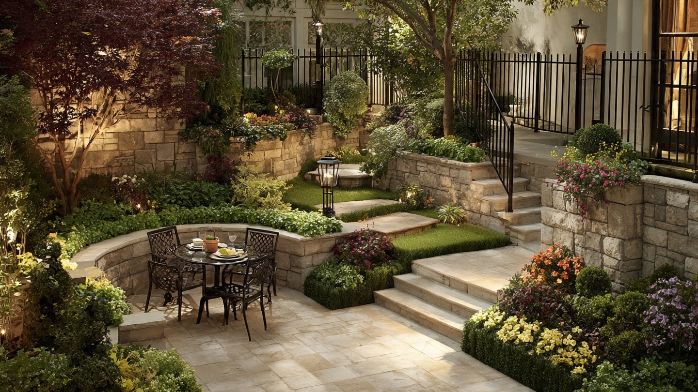How Can You Transform a Small Patio into a Multi-Level Garden Paradise?
