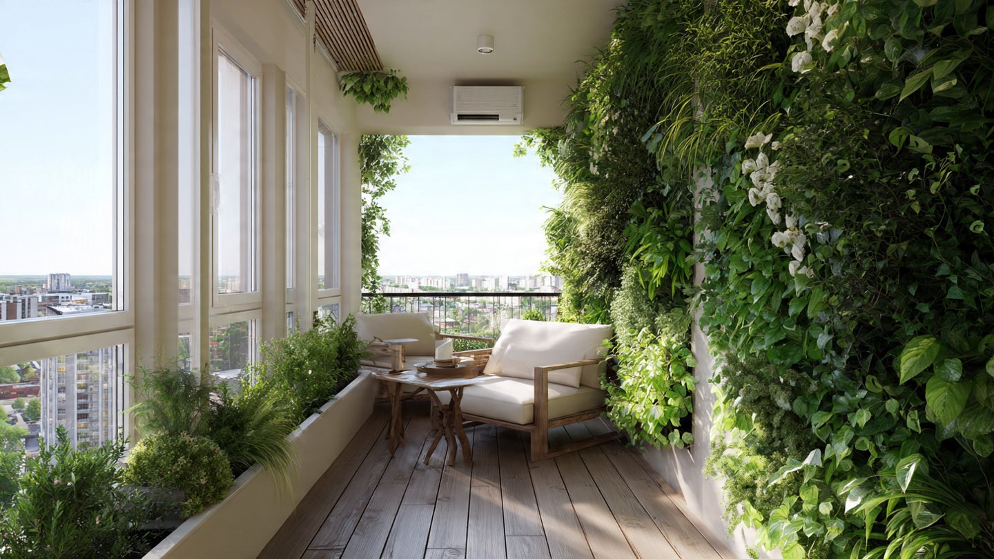 How Can You Transform a Small Studio Apartment with Vertical Greenery?