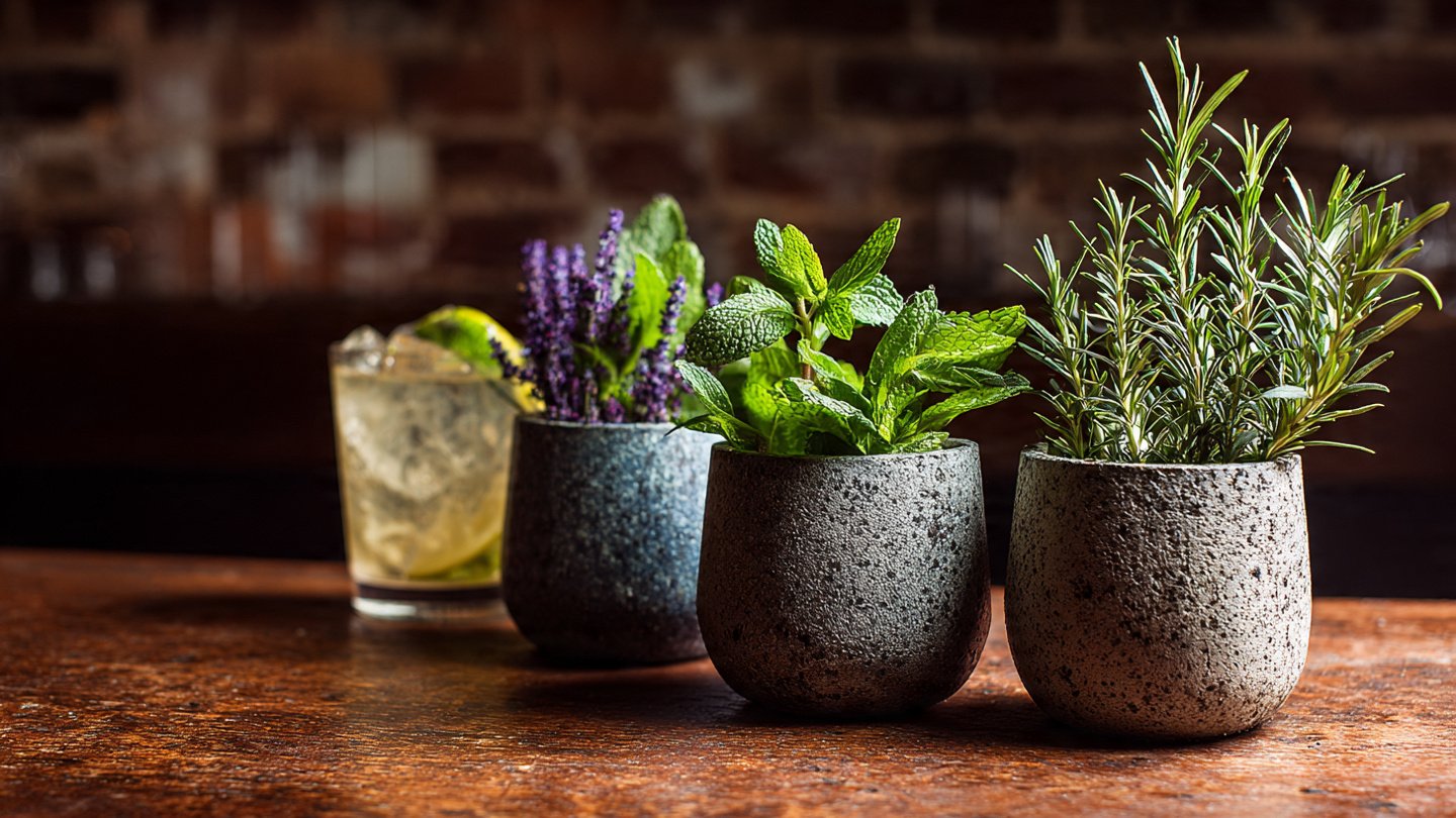 How Can You Transform Your Bar with Potted Herbs for Fresh Cocktails?
