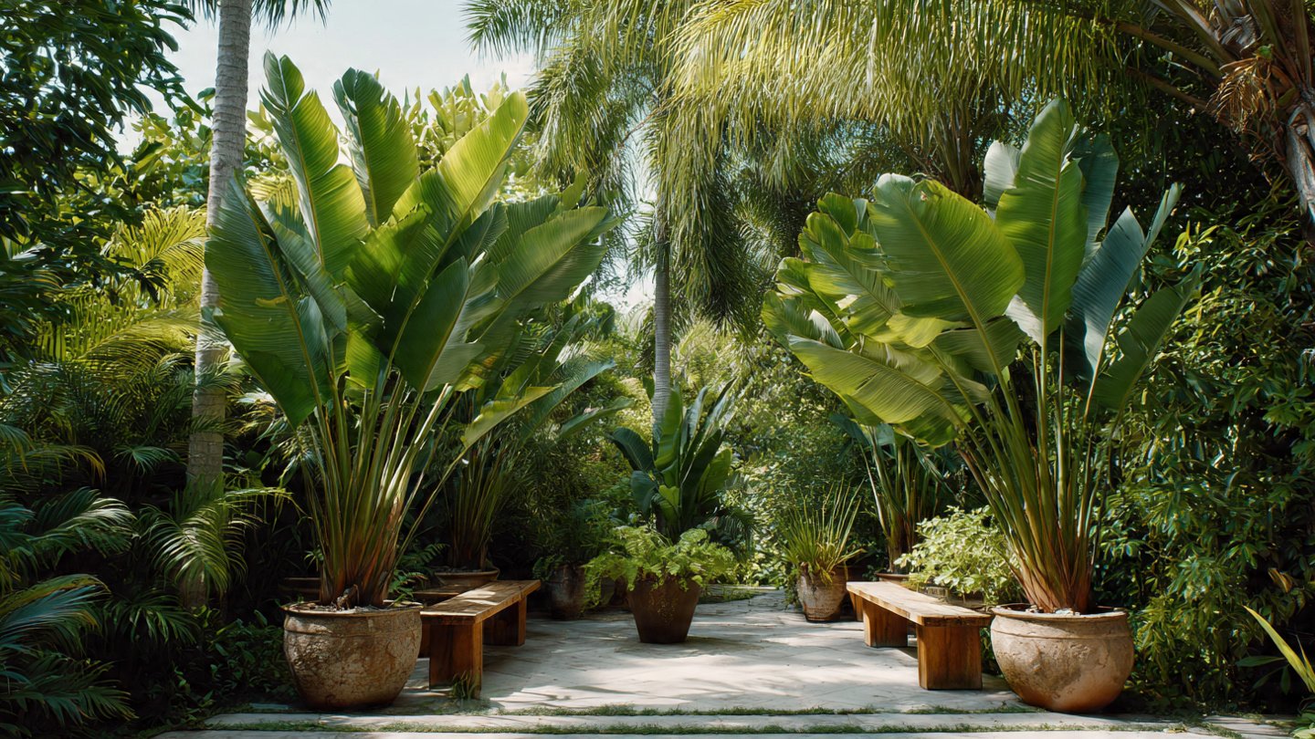 How to Create a Lush Oasis: The Simple Way to Grow Traveller Palm in Large Gardens