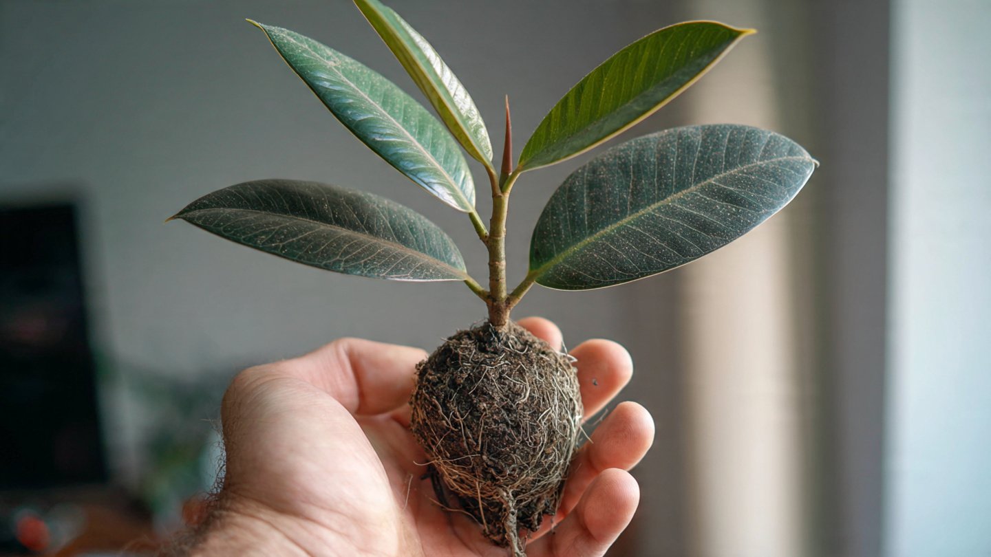How to Successfully Grow a Rubber Plant From a Single Node Cutting at Home