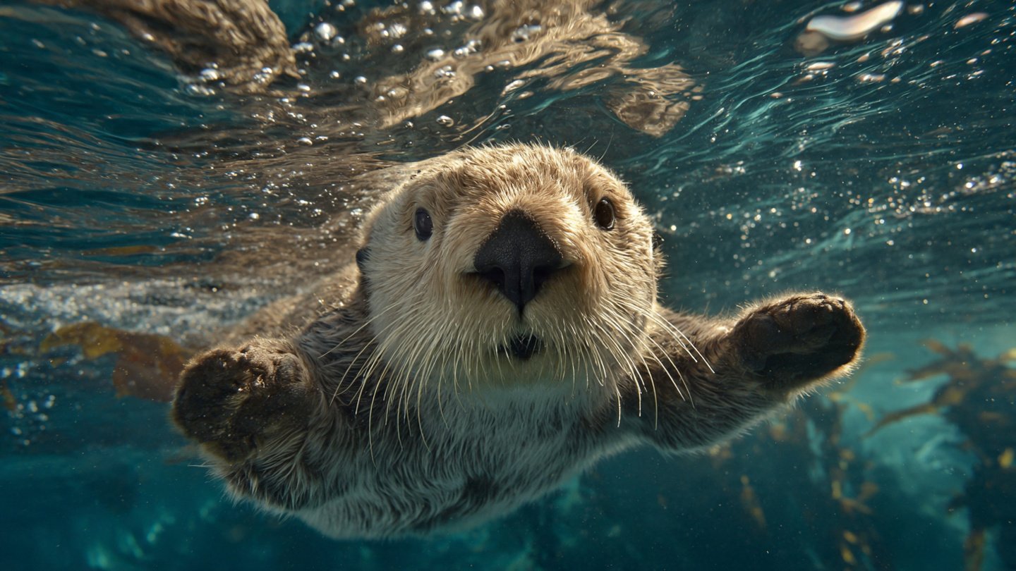 More Than 50,000 Sea Otters Recovering Along The Pacific Coast Are Controlling Urchins, Saving Kelp Forests And Capturing Carbon