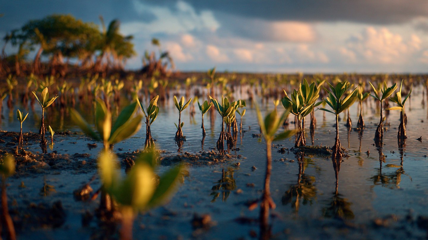 More Than 500,000 Mangrove Trees Replanted Worldwide Are Absorbing Carbon, Protecting Shores And Rebuilding Coastal Life