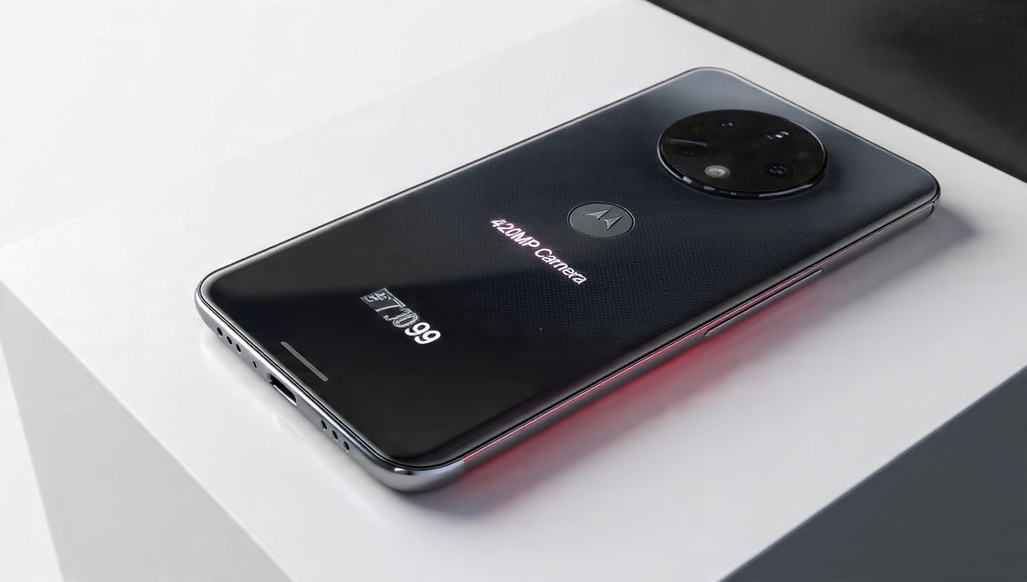 Motorola New Smart Phone : 420MP Camera with 7700mAh battery at ₹9,999