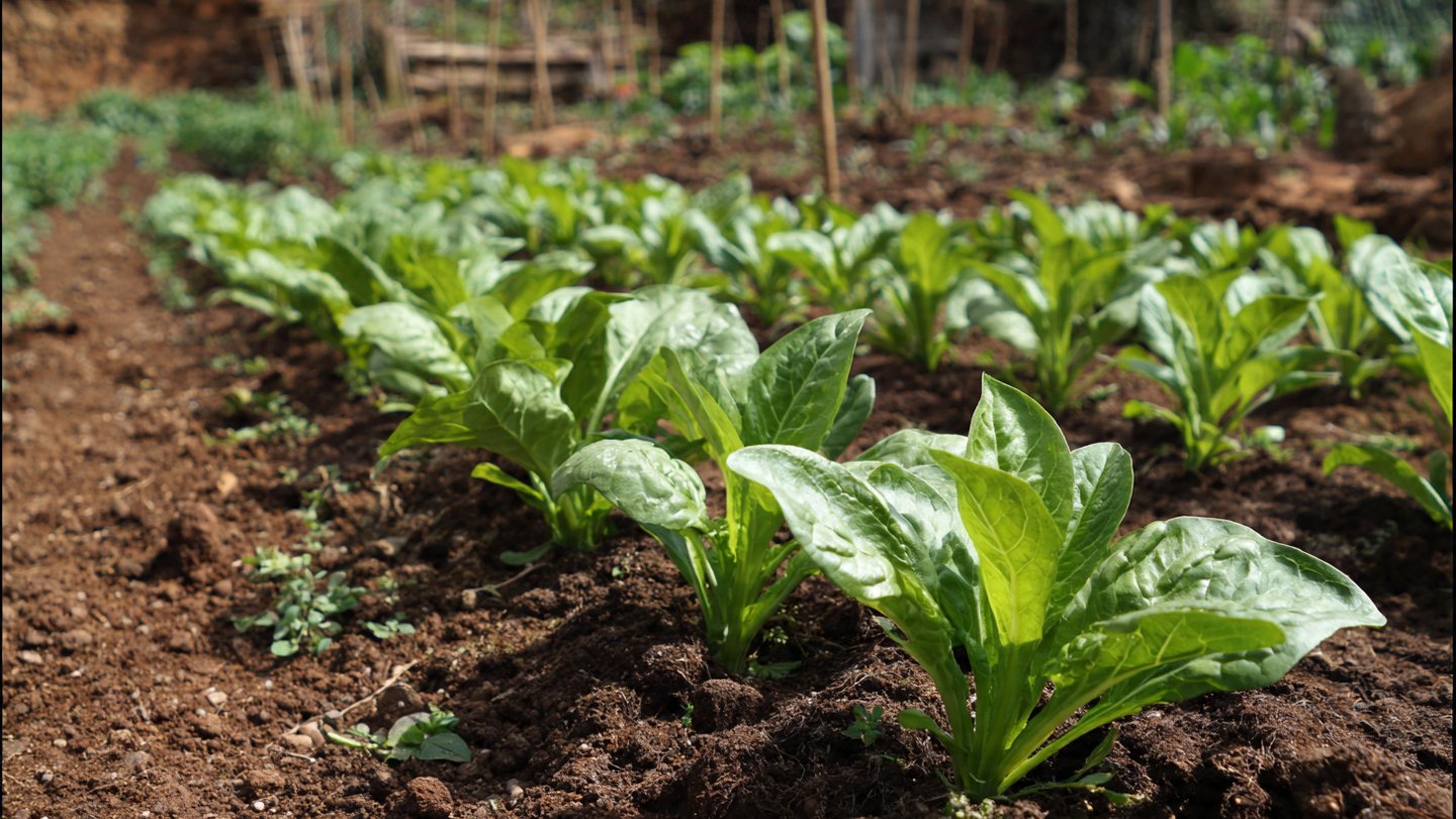 Rotating crops in small plots to maintain soil nutrients and prevent pests