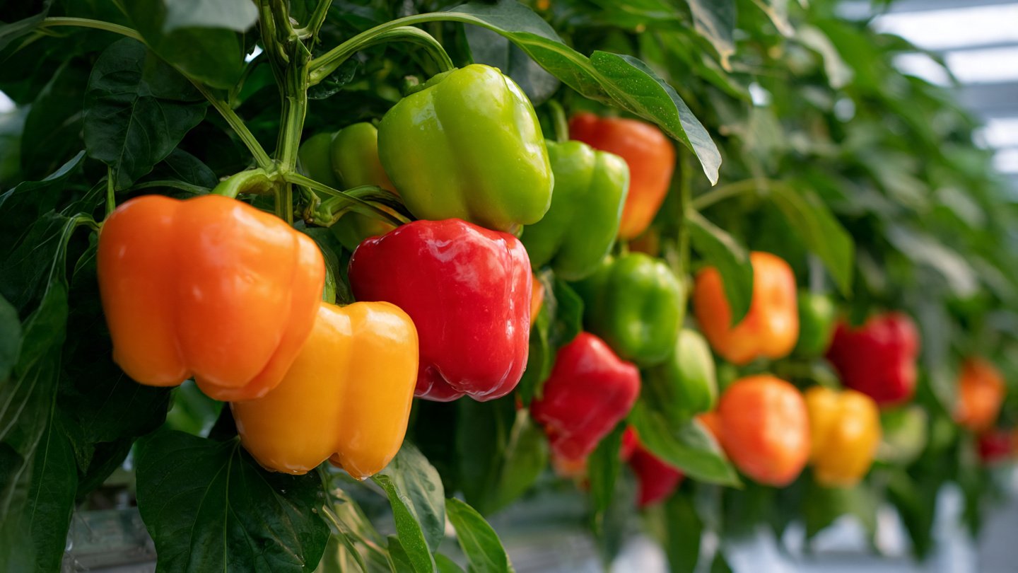 Step-by-Step Guide to Growing Big, Healthy Bell Peppers in a Hanging Garden System