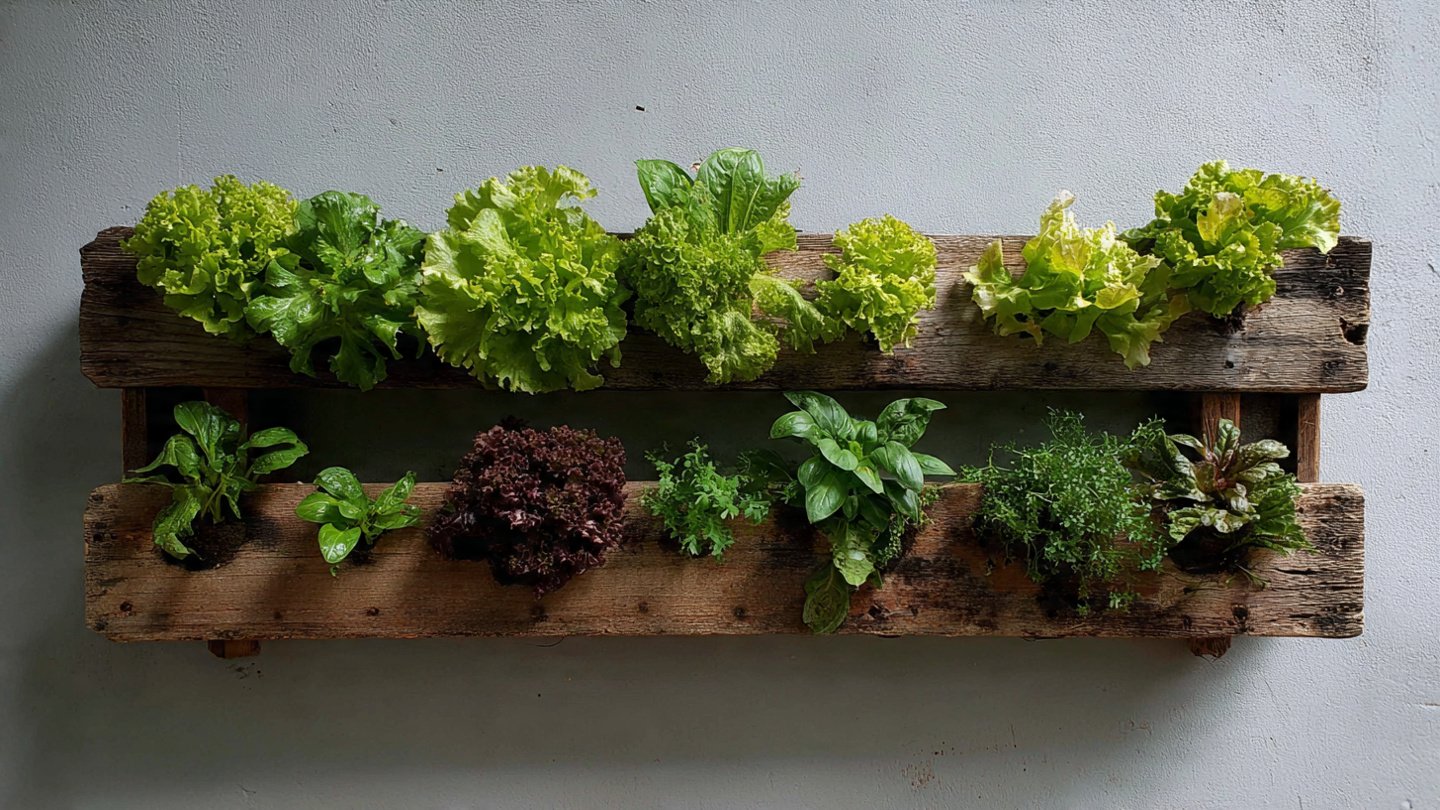 Turn a Wall Into a Super Creative, Simple, and Inexpensive Vertical Vegetable Garden