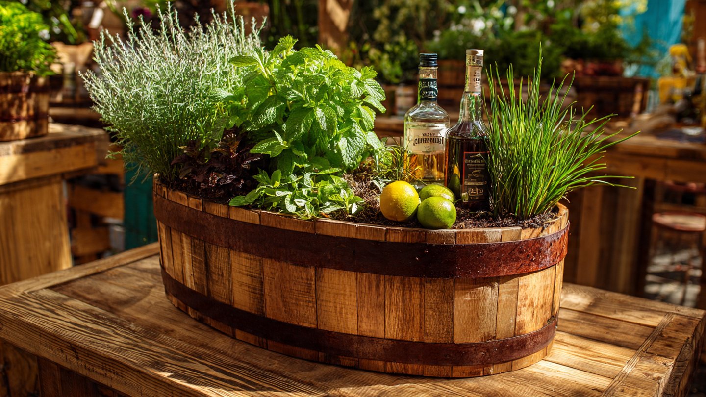 What Steps Can You Take to Create a Cocktail Garden in a Single Cedar Barrel?
