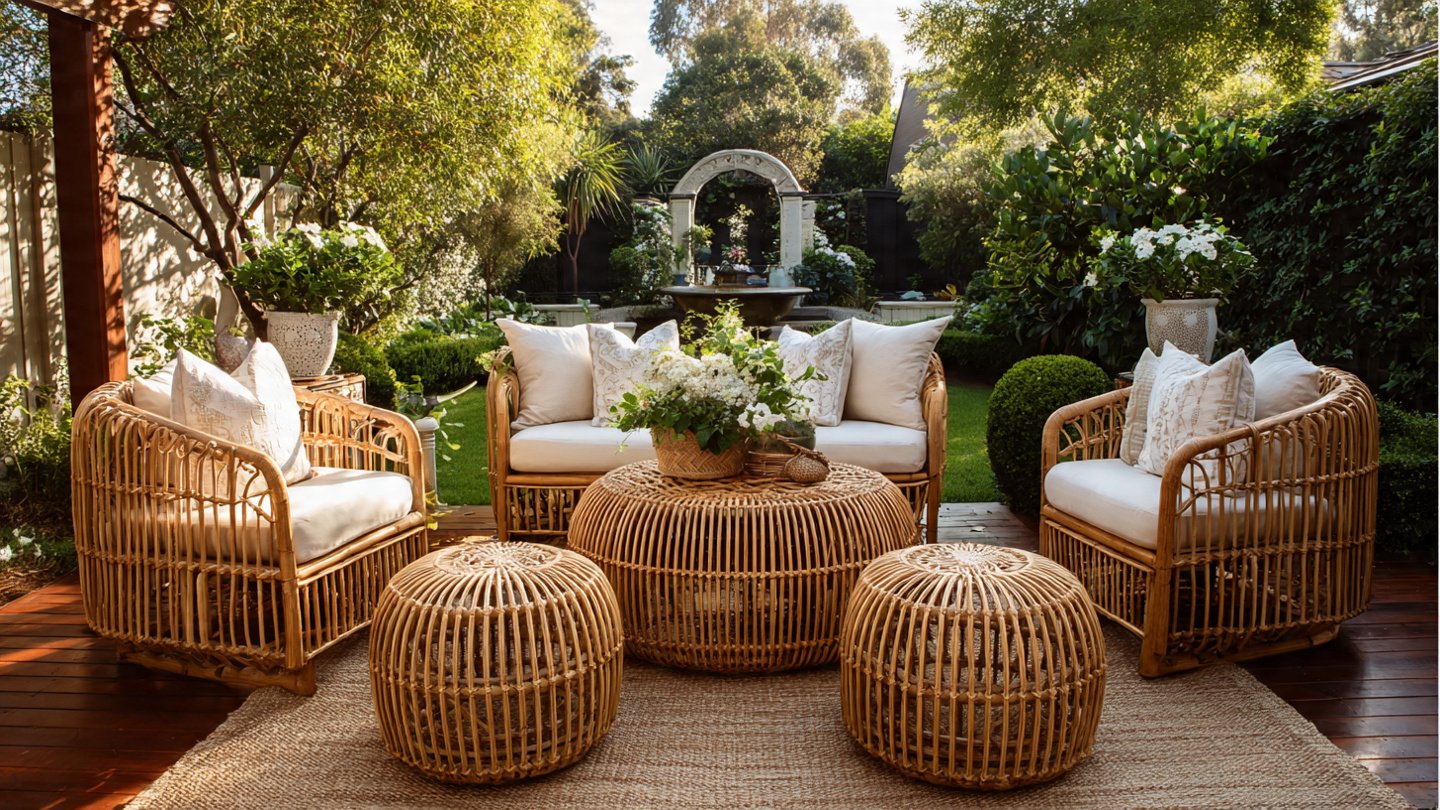 Why Are Interior Designers Reviving Rattan Garden Furniture Trends?
