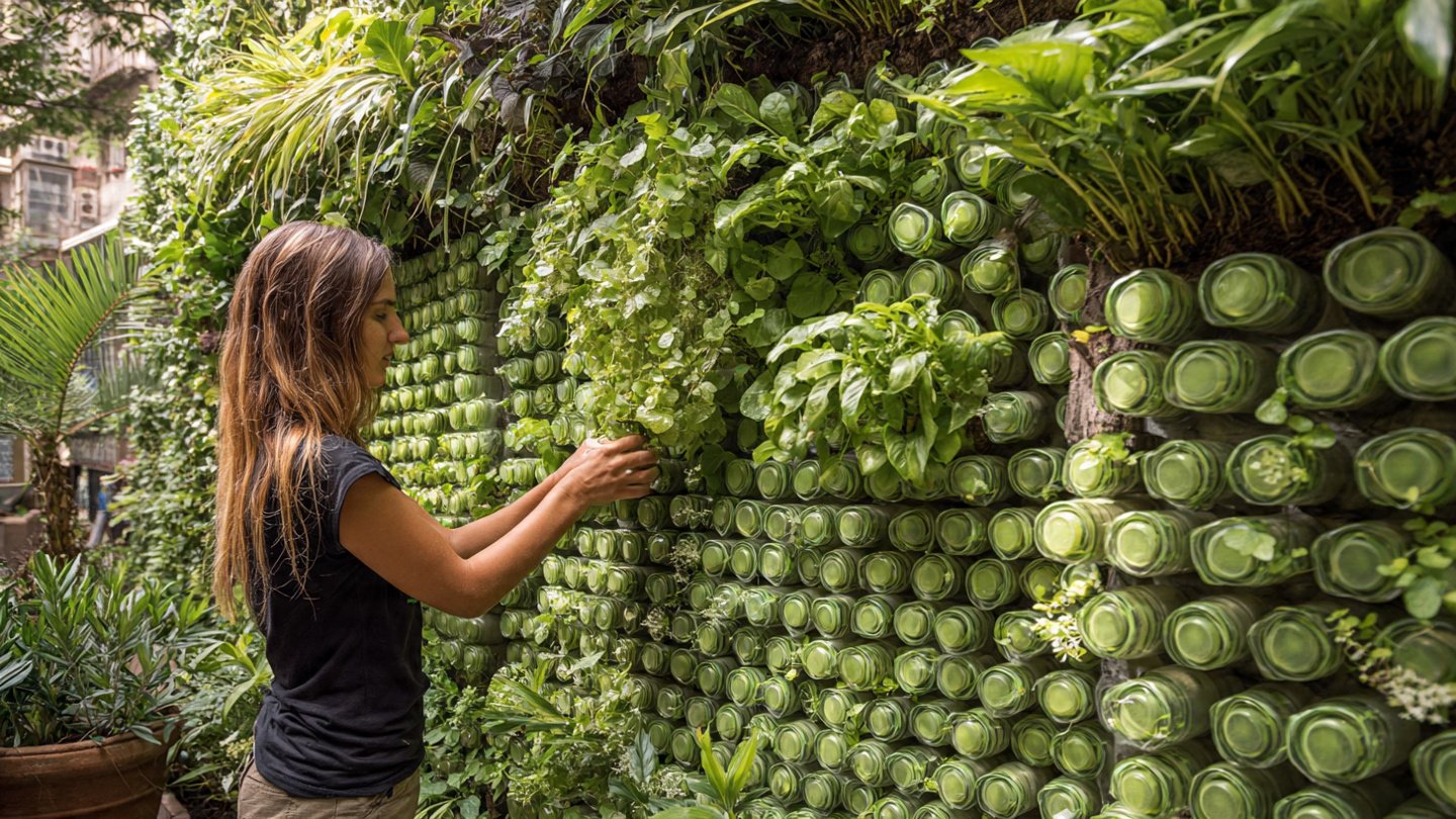 You’ll Regret Not Making This Plastic Bottle Vertical Garden Sooner!